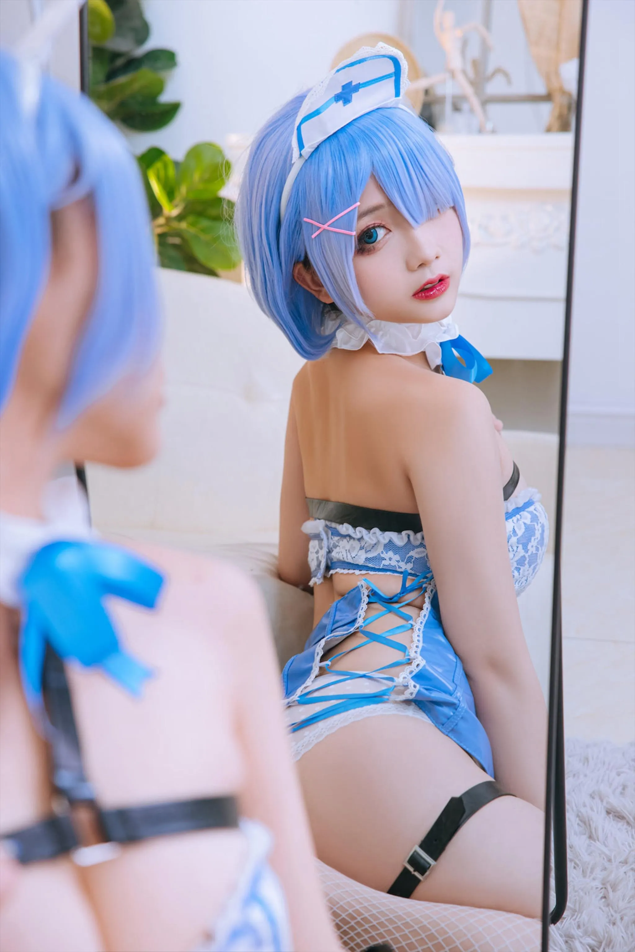 日奈娇 – NO.41 蕾姆蓝色护士 [86P]插图9